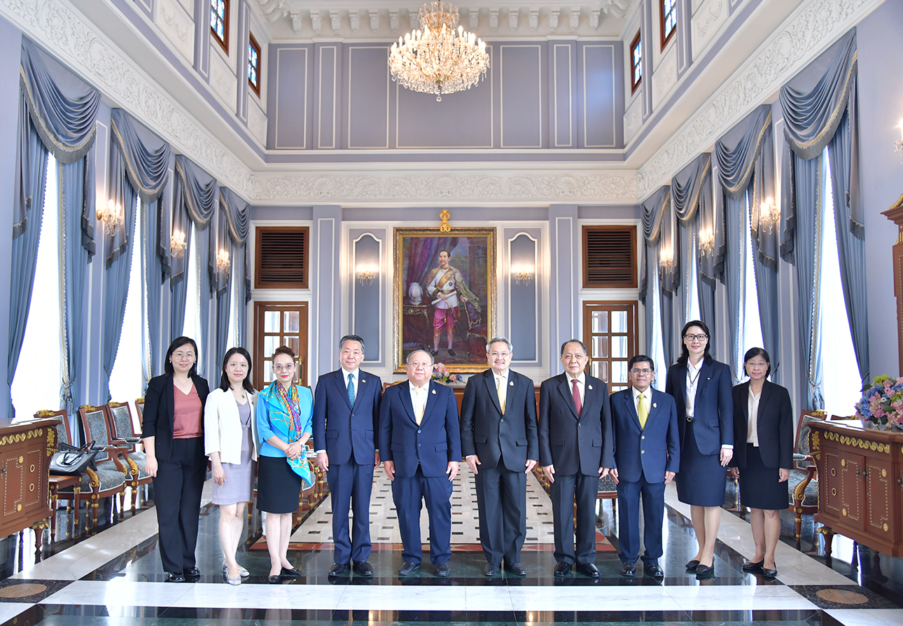 Delegation from the Chinese People’s Association for Friendship with Foreign Countries Paid a Courtesy Call on President of the Supreme Administrative Court