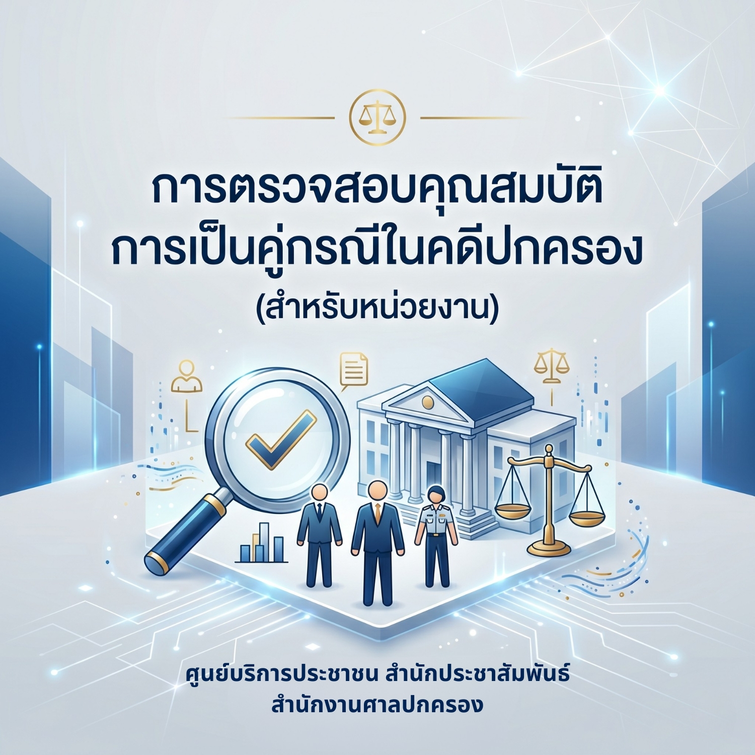 การตรวจสอบคุณสมบัติการเป็นคู่กรณีในคดีปกครอง